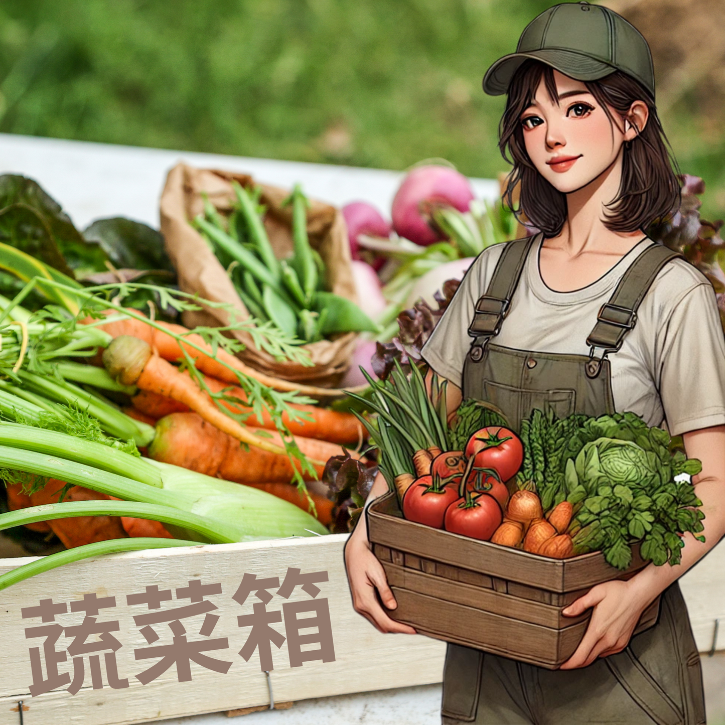 MISS FARM 農小姐 精選蔬菜箱 – 產地直送,新鮮健康每一天! 🥕🥬🍅